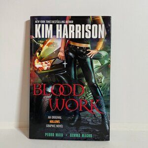 Blood Work Kim Harrison Gemma Magno Hollows Graphic Novel Signed 2011 Hardcover